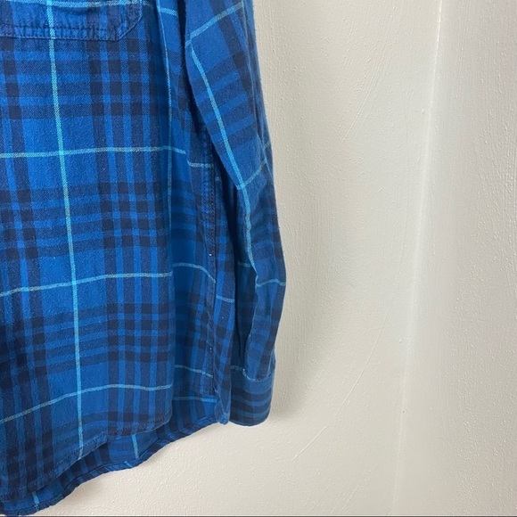 Faded Glory Men Shirt. Blue Striped. Sz S (34-36) - Picture 3 of 6